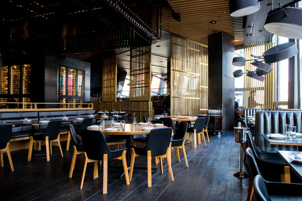 Restaurant interior designed for a modern dining experience